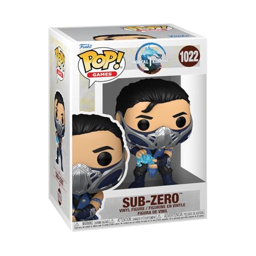 Funko Pop! Games: MK1 - Sub-Zero - Sub Zero - Mortal Kombat Game Franchise - Vinyl-Sammelfigur - Geschenkidee - Offizielle Handelswaren - Spielzeug Für Kinder und Erwachsene - Video Games Fans von Funko