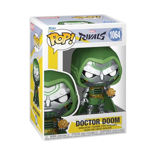 Funko Pop! Games: Marvel Rivals - Doctor Doom - Marvel MRG - Vinyl-Sammelfigur - Geschenkidee - Offizielle Handelswaren - Spielzeug Für Kinder und Erwachsene - Video Games Fans Funko Pop! Games: Marvel Rivals - Doctor Doom - Marvel MRG - Vinyl-Sammelfigur - Geschenkidee - Offizielle Handelswaren - Spielzeug Für Kinder und Erwachsene - Video Games Fans von Funko