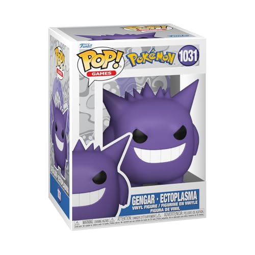 Funko Pop! Games: Pokemon - Gengar - Vinyl-Sammelfigur - Geschenkidee - Offizielle Handelswaren - Spielzeug Für Kinder und Erwachsene - Video Games Fans - Modellfigur Für Sammler und Display Funko Pop! Games: Pokemon - Gengar - Vinyl-Sammelfigur - Geschenkidee - Offizielle Handelswaren - Spielzeug Für Kinder und Erwachsene - Video Games Fans - Modellfigur Für Sammler und Display von Funko