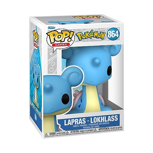 Funko Pop! Games: Pokemon - Lapras - Vinyl-Sammelfigur - Geschenkidee - Offizielle Handelswaren - Spielzeug Für Kinder und Erwachsene - Video Games Fans - Modellfigur Für Sammler und Display von Funko