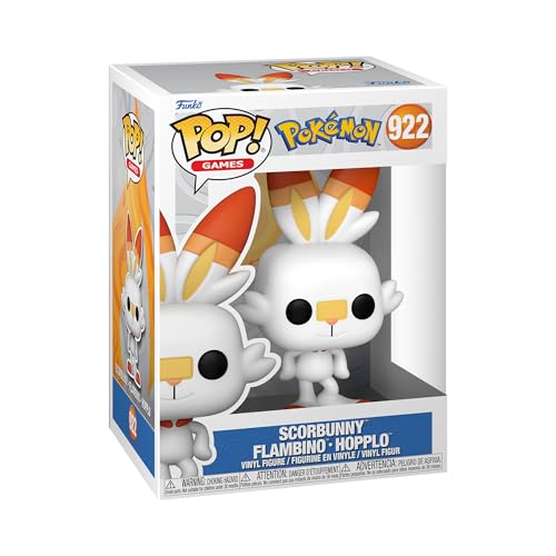Funko Pop! Games: Pokemon - Scorbunny - Hopplo - Vinyl-Sammelfigur - Geschenkidee - Offizielle Handelswaren - Spielzeug Für Kinder und Erwachsene - Video Games Fans - Modellfigur Für Sammler Funko Pop! Games: Pokemon - Scorbunny - Hopplo - Vinyl-Sammelfigur - Geschenkidee - Offizielle Handelswaren - Spielzeug Für Kinder und Erwachsene - Video Games Fans - Modellfigur Für Sammler von Funko