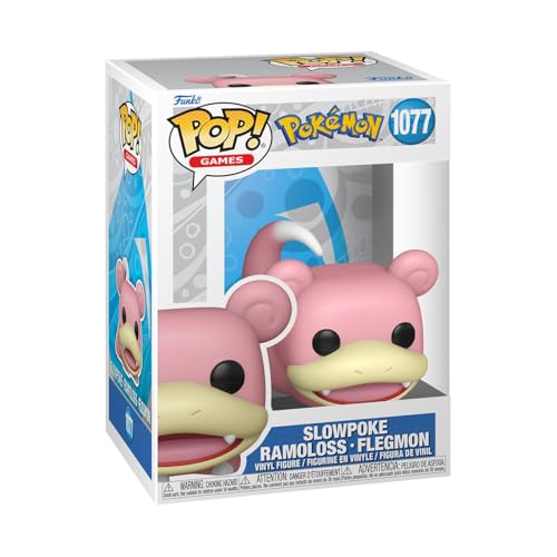 Funko Pop! Games: Pokemon - Slowpoke - Flegmon - Vinyl-Sammelfigur - Geschenkidee - Offizielle Handelswaren - Spielzeug Für Kinder und Erwachsene - Video Games Fans - Modellfigur Für Sammler Funko Pop! Games: Pokemon - Slowpoke - Flegmon - Vinyl-Sammelfigur - Geschenkidee - Offizielle Handelswaren - Spielzeug Für Kinder und Erwachsene - Video Games Fans - Modellfigur Für Sammler von Funko