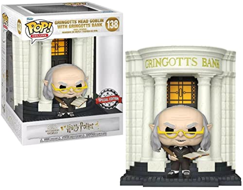 Funko Pop Harry Potter Diagon Alley #138 – Gringott’s Bank Griphook – Exclusive Special Edition Pop Figuren – Harry Potter Fanartikel von Funko