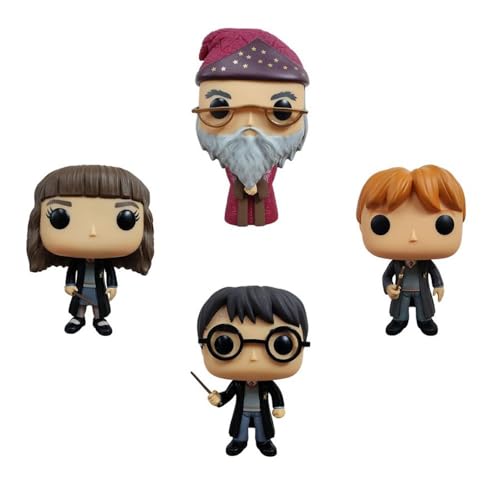 Funko Pop! Harry Potter: Harry Potter - Albus Dumbledore - W1 4PK- Vinyl-Sammelfigur - Geschenkidee - Offizielle Handelswaren - Spielzeug Für Kinder und Erwachsene - Movies Fans von Funko