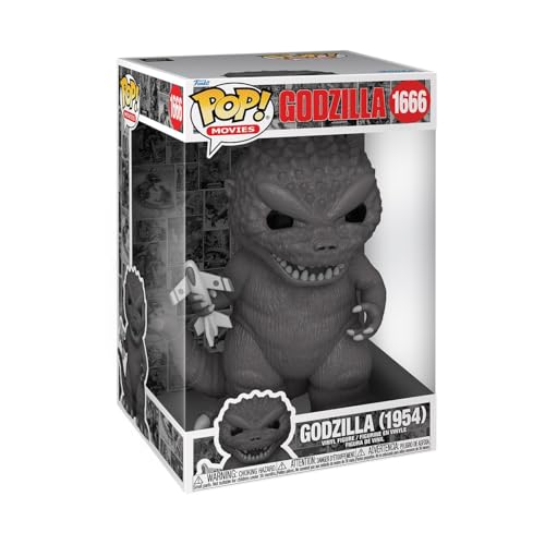 Funko Pop! Jumbo: Godzilla 70th - Godzilla 1954 - Vinyl-Sammelfigur - Geschenkidee - Offizielle Handelswaren - Spielzeug Für Kinder und Erwachsene - Movies Fans - Modellfigur Für Sammler und Display von Funko