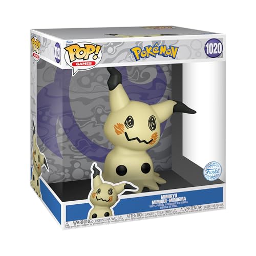 Funko Pop! Jumbo: Pokemon - Mimikyu - Mimigma - Vinyl-Sammelfigur - Geschenkidee - Offizielle Handelswaren - Spielzeug Für Kinder und Erwachsene - Video Games Fans - Modellfigur Für Sammler Funko Pop! Jumbo: Pokemon - Mimikyu - Mimigma - Vinyl-Sammelfigur - Geschenkidee - Offizielle Handelswaren - Spielzeug Für Kinder und Erwachsene - Video Games Fans - Modellfigur Für Sammler von Funko
