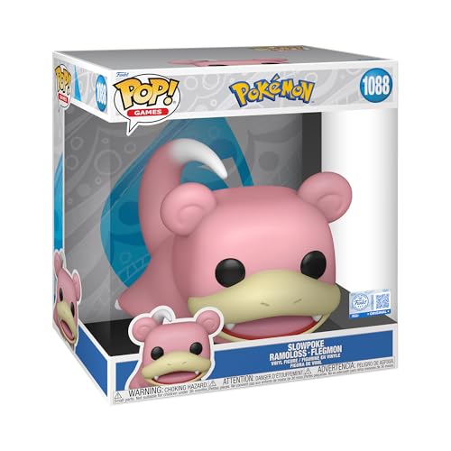 Funko Pop! Jumbo: Pokemon - Slowpoke - Flegmon - Vinyl-Sammelfigur - Geschenkidee - Offizielle Handelswaren - Spielzeug Für Kinder und Erwachsene - Games Fans - Modellfigur Für Sammler und Display Funko Pop! Jumbo: Pokemon - Slowpoke - Flegmon - Vinyl-Sammelfigur - Geschenkidee - Offizielle Handelswaren - Spielzeug Für Kinder und Erwachsene - Games Fans - Modellfigur Für Sammler und Display von Funko