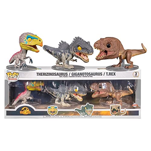 Funko Pop! Jurassic World Dominion: Dinosaur 3-Pack Exclusive Vinyl Figures von POP