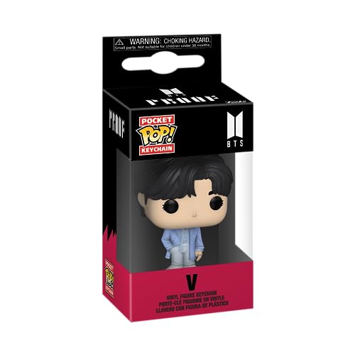 Funko Pop! Keychain: BTS - V - Neuartiger Schlüsselanhänger - Vinyl-Minifigur Zum Sammeln - Strumpffüller - Geschenkidee - Offizielle Handelswaren - Music Fans - Minifigur Funko Pop! Keychain: BTS - V - Neuartiger Schlüsselanhänger - Vinyl-Minifigur Zum Sammeln - Strumpffüller - Geschenkidee - Offizielle Handelswaren - Music Fans - Minifigur von Funko