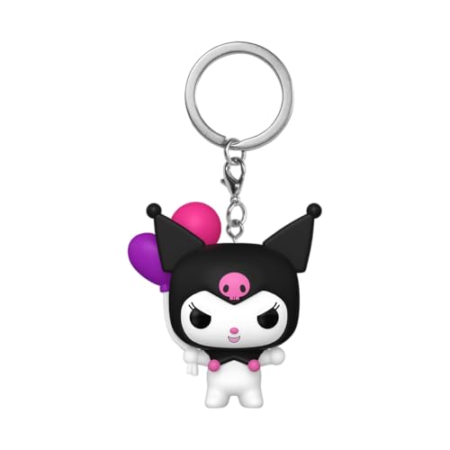Funko Pop! Keychain: HK - Kuromi - (BLN) - Hello Kitty - Neuartiger Schlüsselanhänger - Vinyl-Minifigur Zum Sammeln - Strumpffüller - Geschenkidee - Offizielle Handelswaren - Cartoons Fans von Funko