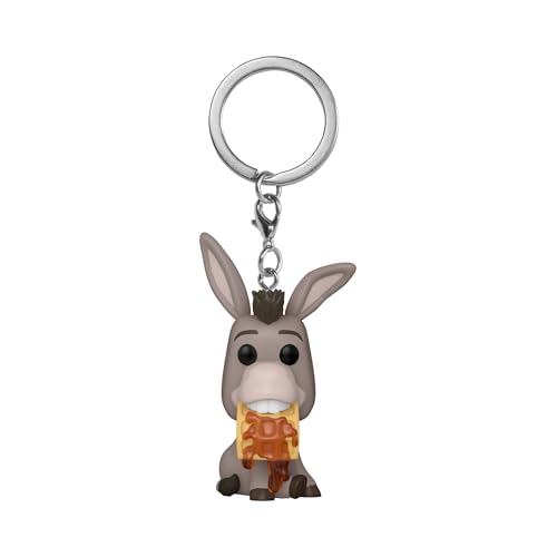 Funko Pop! Keychain: Shrek DW 30th - Donkey - Shrek Franchise - Neuartiger Schlüsselanhänger - Vinyl-Minifigur Zum Sammeln - Strumpffüller - Geschenkidee - Offizielle Handelswaren - Movies Fans von Funko
