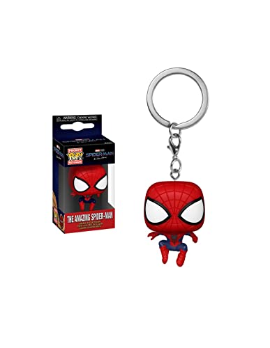 Funko Pop! Keychain: Spiderman No Way Home 2021 - Spider-Man - Leaping SM3 - Neuartiger Schlüsselanhänger - Vinyl-Minifigur Zum Sammeln - Strumpffüller - Geschenkidee - Offizielle Handelswaren von Funko