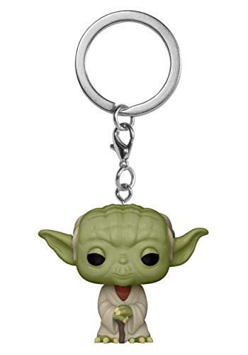 Funko Pop! Keychain: Star Wars - Yoda - Neuartiger Schlüsselanhänger - Vinyl-Minifigur Zum Sammeln - Strumpffüller - Geschenkidee - Offizielle Handelswaren - Movies Fans - Minifigur von Funko