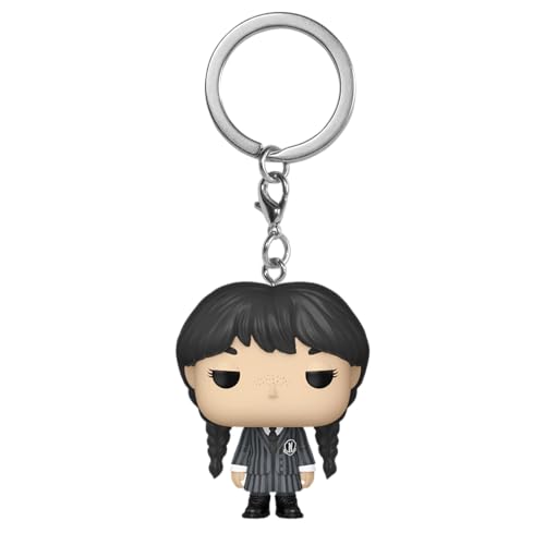 Funko Pop! Keychain: Wednesday Addams - Wednesday Addams - Neuartiger Schlüsselanhänger - Vinyl-Minifigur Zum Sammeln - Strumpffüller - Geschenkidee - Offizielle Handelswaren - TV Fans Funko Pop! Keychain: Wednesday Addams - Wednesday Addams - Neuartiger Schlüsselanhänger - Vinyl-Minifigur Zum Sammeln - Strumpffüller - Geschenkidee - Offizielle Handelswaren - TV Fans von Funko