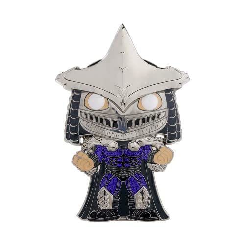 Funko Pop! Large Enamel Pin Teenage Mutant Ninja Turtles (TMNT) : Super Shredder CHASE Emaille-Nadeln - Niedliche Brosche Zum Sammeln - Für Rucksäcke & Taschen - Geschenkidee - TV Fans von Funko