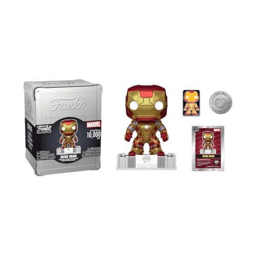 Funko Pop! Marvel Iron Man Classic Collector's Edition, Limited 10.000 Stück, Exklusives Set Funko Pop! Marvel Iron Man Classic Collector's Edition, Limited 10.000 Stück, Exklusives Set von Funko