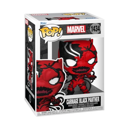 Funko Pop! Marvel: Carnageized - Black Panther - Marvel Comics - Vinyl-Sammelfigur - Geschenkidee - Offizielle Handelswaren - Spielzeug Für Kinder und Erwachsene - Comic Books Fans Funko Pop! Marvel: Carnageized - Black Panther - Marvel Comics - Vinyl-Sammelfigur - Geschenkidee - Offizielle Handelswaren - Spielzeug Für Kinder und Erwachsene - Comic Books Fans von Funko