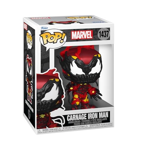 Funko Pop! Marvel: Carnageized - Iron Man - Marvel Comics - Vinyl-Sammelfigur - Geschenkidee - Offizielle Handelswaren - Spielzeug Für Kinder und Erwachsene - Comic Books Fans Funko Pop! Marvel: Carnageized - Iron Man - Marvel Comics - Vinyl-Sammelfigur - Geschenkidee - Offizielle Handelswaren - Spielzeug Für Kinder und Erwachsene - Comic Books Fans von Funko