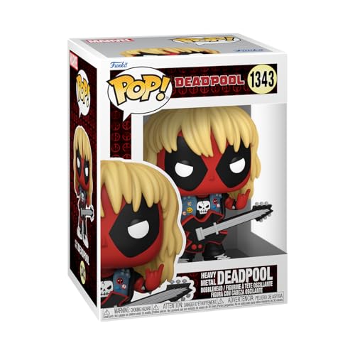 Funko Pop! Marvel: Deadpool - Heavy Metal Band Member Band - Vinyl-Sammelfigur - Geschenkidee - Offizielle Handelswaren - Spielzeug Für Kinder und Erwachsene - Marvel Fans - Modellfigur Für Sammler von Funko