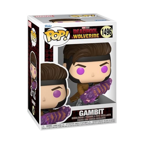 Funko Pop! Marvel: Deadpool & Wolverine - Gambit - Vinyl-Sammelfigur - Geschenkidee - Offizielle Handelswaren - Spielzeug Für Kinder und Erwachsene - Movies Fans - Modellfigur Für Sammler und Display von Funko
