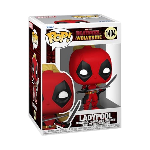 Funko Pop! Marvel: Deadpool & Wolverine - Ladypool - Vinyl-Sammelfigur - Geschenkidee - Offizielle Handelswaren - Spielzeug Für Kinder und Erwachsene - Movies Fans - Modellfigur Für Sammler von Funko
