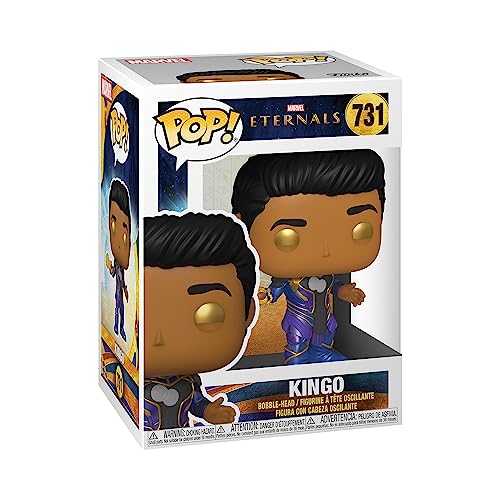 Funko Pop! Marvel: Eternals - Kingo - Marvel Comics - Vinyl-Sammelfigur - Geschenkidee - Offizielle Handelswaren - Spielzeug Für Kinder und Erwachsene - Comic Books Fans Funko Pop! Marvel: Eternals - Kingo - Marvel Comics - Vinyl-Sammelfigur - Geschenkidee - Offizielle Handelswaren - Spielzeug Für Kinder und Erwachsene - Comic Books Fans von Funko