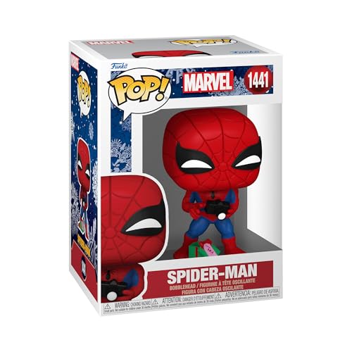 Funko Pop! Marvel: Spiderman mit Open Gift - Spider-Man - Marvel Comics - Vinyl-Sammelfigur - Geschenkidee - Offizielle Handelswaren - Spielzeug Für Kinder und Erwachsene - Comic Books Fans von Funko