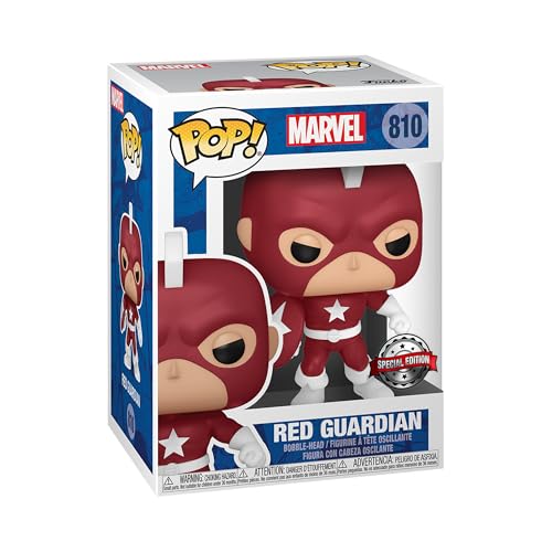 Funko Pop! Marvel: Year of The Shield - Red Guardian - Marvel Comics - Amazon-Exklusiv - Vinyl-Sammelfigur - Geschenkidee - Offizielle Handelswaren - Spielzeug Für Kinder und Erwachsene Funko Pop! Marvel: Year of The Shield - Red Guardian - Marvel Comics - Amazon-Exklusiv - Vinyl-Sammelfigur - Geschenkidee - Offizielle Handelswaren - Spielzeug Für Kinder und Erwachsene von Funko