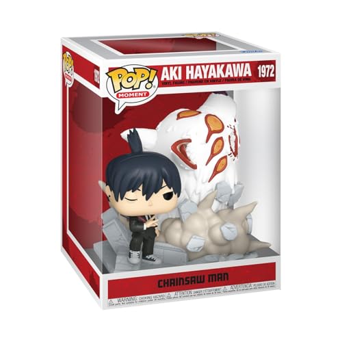 Funko Pop! Moment: Chainsaw Man - AKI Hayakawa - (Fox Devil) - Vinyl-Sammelfigur - Geschenkidee - Offizielle Handelswaren - Spielzeug Für Kinder und Erwachsene - Anime Fans - Modellfigur Für Sammler von Funko