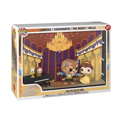 Funko Pop! Moments Deluxe: Disney - Beauty and The Beast - Tale As Old As Time - die Schöne und das Biest - Vinyl-Sammelfigur - Geschenkidee - Offizielle Handelswaren - Movies Fans von Funko