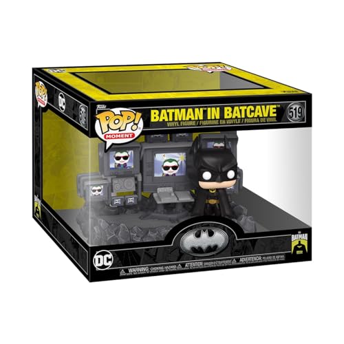 Funko Pop! Moments: BM 85th - Batman in Batcave - Batman 1989 - Vinyl-Sammelfigur - Geschenkidee - Offizielle Handelswaren - Spielzeug Für Kinder und Erwachsene - Movies Fans von Funko