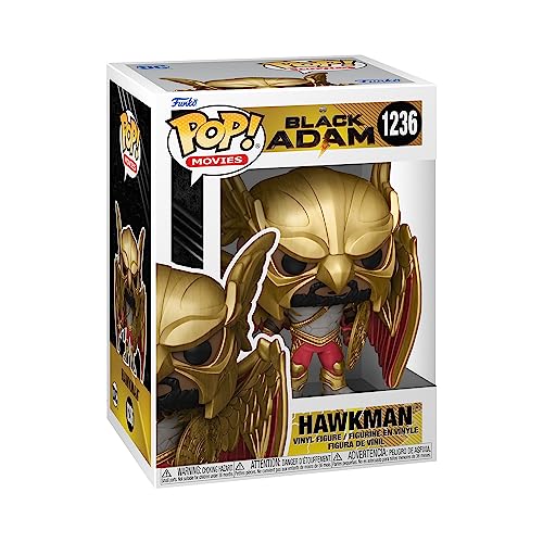 Funko Pop! Movies: DC - Black Adam - Hawkman - Vinyl-Sammelfigur - Geschenkidee - Offizielle Handelswaren - Spielzeug Für Kinder und Erwachsene - Movies Fans - Modellfigur Für Sammler von Funko
