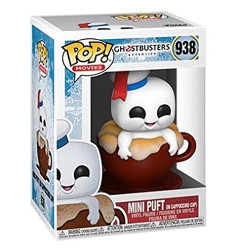 Funko Pop! Movies: Ghostbusters: After-Mini Puft in Cappuccino Cup - Ghostbusters Afterlife - Vinyl-Sammelfigur - Geschenkidee - Offizielle Handelswaren - Spielzeug Für Kinder und Erwachsene von Funko