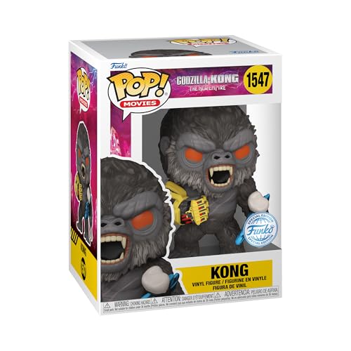 Funko Pop! Movies: Godzilla Vs Kong: The New Empire - Ne-Kong with Battle Pose - Vinyl-Sammelfigur - Geschenkidee - Offizielle Handelswaren - Movies Fans von Funko