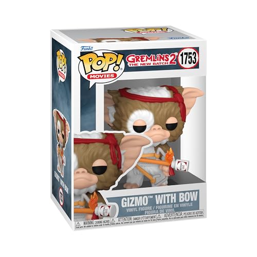 Funko Pop! Movies: Gremlins - Gizmo mit Bow- Vinyl-Sammelfigur - Geschenkidee - Offizielle Handelswaren - Spielzeug Für Kinder und Erwachsene - Movies Fans - Modellfigur Für Sammler von Funko