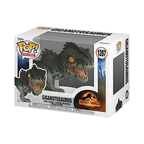 Funko Pop! Movies: Jurassic World 3 - Giant Dino - Giganotosaurus - Jurassic Park- Vinyl-Sammelfigur - Geschenkidee - Offizielle Handelswaren - Spielzeug Für Kinder und Erwachsene von Funko