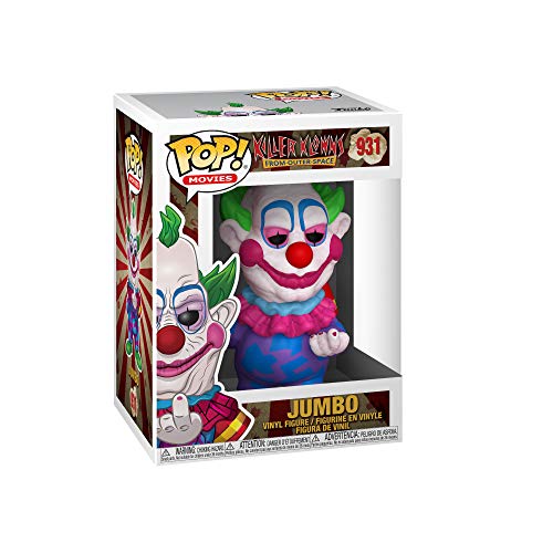 Funko Pop! Movies: Killer Klowns from Outer Space-Jumbo - Vinyl-Sammelfigur - Geschenkidee - Offizielle Handelswaren - Spielzeug Für Kinder und Erwachsene - Movies Fans - Modellfigur Für Sammler von Funko