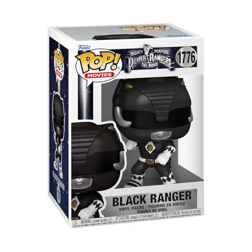 Funko Pop! Movies: Mighty Morphin Power Rangers Movie - Black Ranger - Vinyl-Sammelfigur - Geschenkidee - Offizielle Handelswaren - Spielzeug Für Kinder und Erwachsene - Movies Fans von Funko
