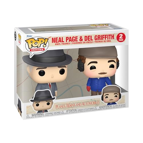Funko Pop! Movies: Planes, Trains - Neal and Del/Del 2pk - Planes, Trains and Automobiles - Keychain - Neuartiger Schlüsselanhänger - Vinyl-Minifigur Zum Sammeln - Strumpffüller - Geschenkidee Funko Pop! Movies: Planes, Trains - Neal and Del/Del 2pk - Planes, Trains and Automobiles - Keychain - Neuartiger Schlüsselanhänger - Vinyl-Minifigur Zum Sammeln - Strumpffüller - Geschenkidee von Funko