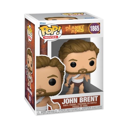 Funko Pop! Movies: PotA - John Brent - Planet of The Apes - Vinyl-Sammelfigur - Geschenkidee - Offizielle Handelswaren - Spielzeug Für Kinder und Erwachsene - Movies Fans - Modellfigur Für Sammler Funko Pop! Movies: PotA - John Brent - Planet of The Apes - Vinyl-Sammelfigur - Geschenkidee - Offizielle Handelswaren - Spielzeug Für Kinder und Erwachsene - Movies Fans - Modellfigur Für Sammler von Funko