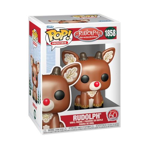 Funko Pop! Movies: Rudolph W2 - Rudolph Sitting - Rudolph The Red-Nosed Reindeer - Vinyl-Sammelfigur - Geschenkidee - Offizielle Handelswaren - Spielzeug Für Kinder und Erwachsene - Movies Fans von Funko