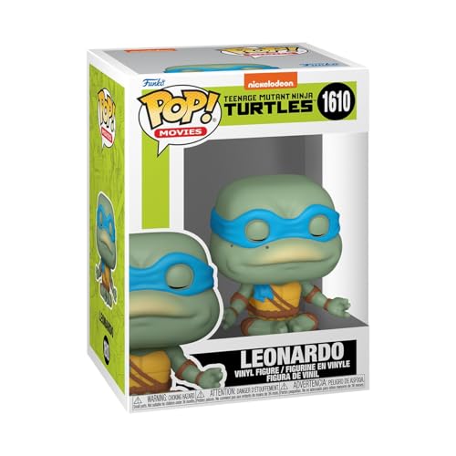 Funko Pop! Movies: Teenage Mutant Ninja Turtles (TMNT) - Leonardo - (Meditating) - TMNT 1990 - Vinyl-Sammelfigur - Geschenkidee - Offizielle Handelswaren - Spielzeug Für Kinder und Erwachsene von Funko