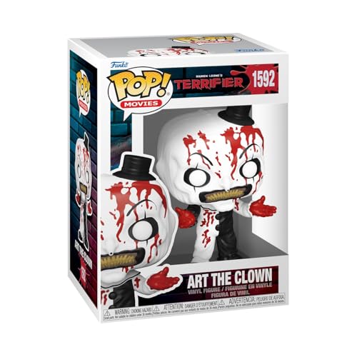 Funko Pop! Movies: Terrifier 2 - Art The Clown - Blutig - Vinyl-Sammelfigur - Geschenkidee - Offizielle Handelswaren - Spielzeug Für Kinder und Erwachsene - Movies Fans - Modellfigur Für Sammler von Funko