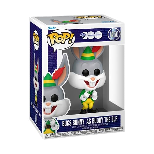 Funko Pop! Movies: WB100 - Bugs Bunny As Buddy - WB 100 - Vinyl-Sammelfigur - Geschenkidee - Offizielle Handelswaren - Spielzeug Für Kinder und Erwachsene - Ad Icons Fans von Funko