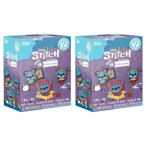 Funko Pop! Mystery Minis: Disney Stitch in Costume - 2-Pack Random Figures | Cute Blind Box Collectible Vinyl von Funko