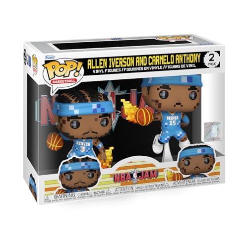 Funko Pop! NBA JAM: Nuggets - Allen Iverson und Carmello Anthony 2er Pack Funko Pop! NBA JAM: Nuggets - Allen Iverson und Carmello Anthony 2er Pack von Funko