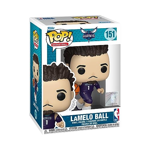 Funko Pop! NBA: Hornets - LaMelo Ball - Vinyl-Sammelfigur - Geschenkidee - Offizielle Handelswaren - Spielzeug Für Kinder und Erwachsene - Sports Fans - Modellfigur Für Sammler und Display von Funko