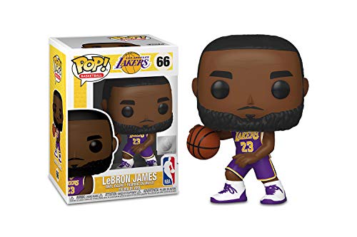 Funko Pop! NBA: Lakers-Lebron Lebron James - Vinyl-Sammelfigur - Geschenkidee - Offizielle Handelswaren - Spielzeug Für Kinder und Erwachsene - Sports Fans - Modellfigur Für Sammler und Display von Funko