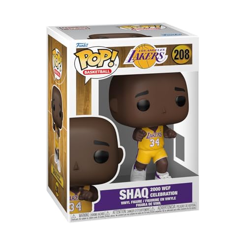 Funko Pop! NBA: Lakers - Shaquille O'Neal - Shaq - ('00 WCF Celebration) - Vinyl-Sammelfigur - Geschenkidee - Offizielle Handelswaren - Spielzeug Für Kinder und Erwachsene - Sports Fans von Funko