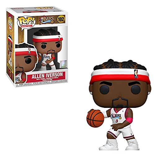 Funko Pop! NBA: Legends - Allen Iverson​​ - (Sixers Home) Vinyl - Vinyl-Sammelfigur - Geschenkidee - Offizielle Handelswaren - Spielzeug Für Kinder und Erwachsene - Sports Fans von Funko
